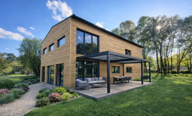 construction de maison en structure métallique, Coutras, Desjardins construction métallique 